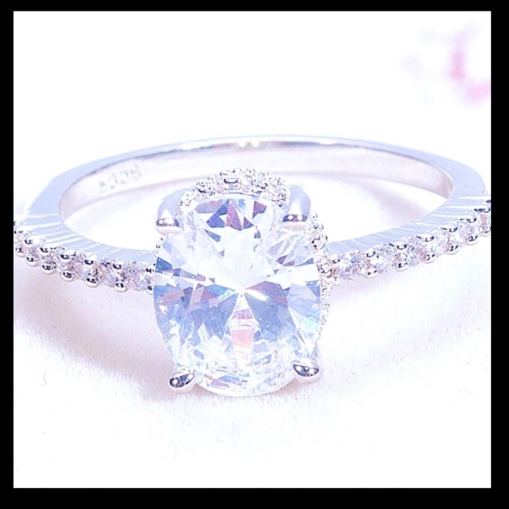 💍 New Simulated 💎 Sterling Silver Zirconia👰🏼💍 - Picture 8 of 8